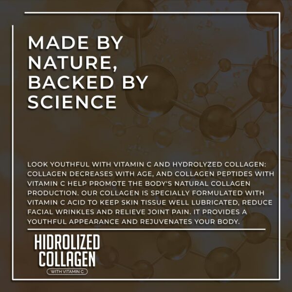 Frasco AV colágeno hidrolizado etiqueta lateral