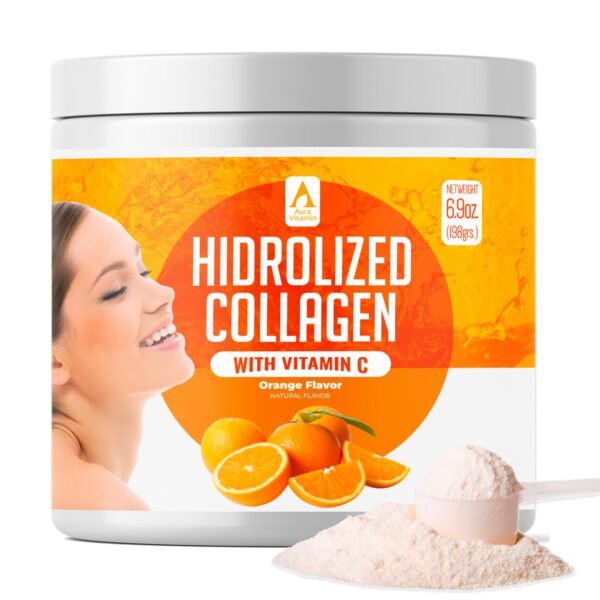AV colágeno hidrolizado sabor naranja frontal