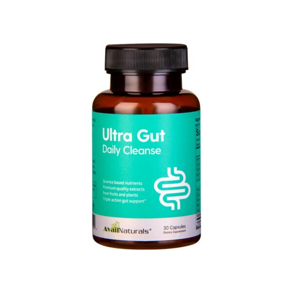 Version 1.0.0 Frasco Ultra Gut Daily Cleanse AvailNaturals para limpieza intestinal