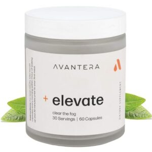 Avantera Elevate suplemento nootrópico en envase