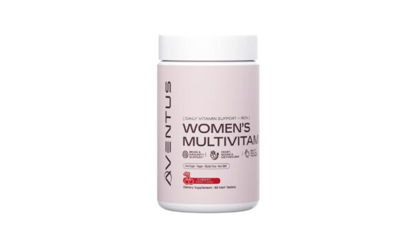 Aventus multivitaminas para mujeres frente