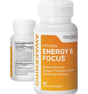 Awakening Oxygen Nutrition suplemento energía y enfoque 60 cápsulas