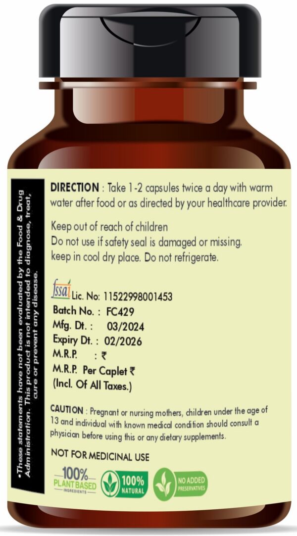 AYURVEDASHREE suplemento ajo natural 60 vegetarianas