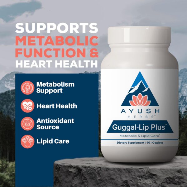 Version 1.0.0 Caplets en frasco Guggal-Lip Plus