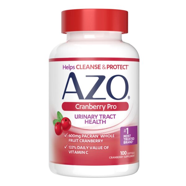 AZO Cranberry Pro cápsulas blandas para salud del tracto urinario