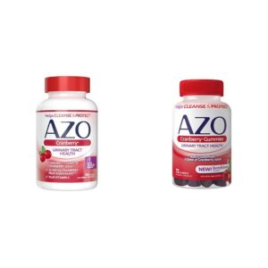 Botella AZO Cranberry suplemento salud urinaria con softgels