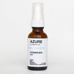 Frente de la botella Vitamin B12 spray Azure Biogenics