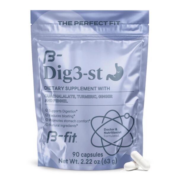 Version 1.0.0 B-FIT DIG3-ST suplemento herbal digestivo 60 cápsulas naturales