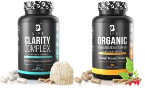 B Life Company Lion's Mane y Ashwagandha cápsulas