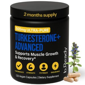 Frasco de Turkesterona 500 mg