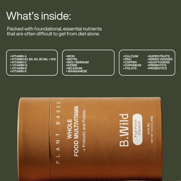 B.Wild bebida antioxidante vegetal con probióticos y prebióticos