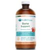 Botella de Lifetime Bone Support con etiqueta
