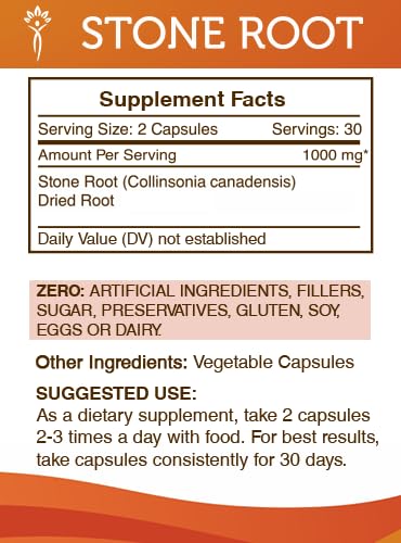 Detalle de la etiqueta Stone Root