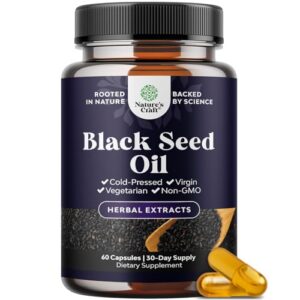 Frente del envase cápsulas veganas aceite semilla negra