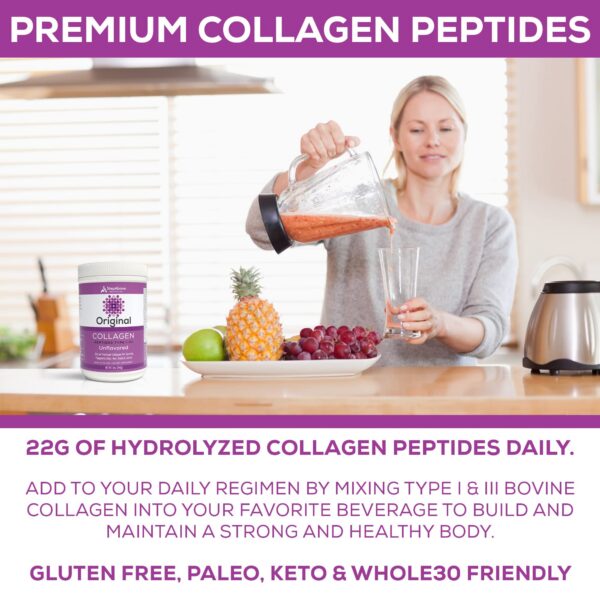 Frasco y polvo visibles