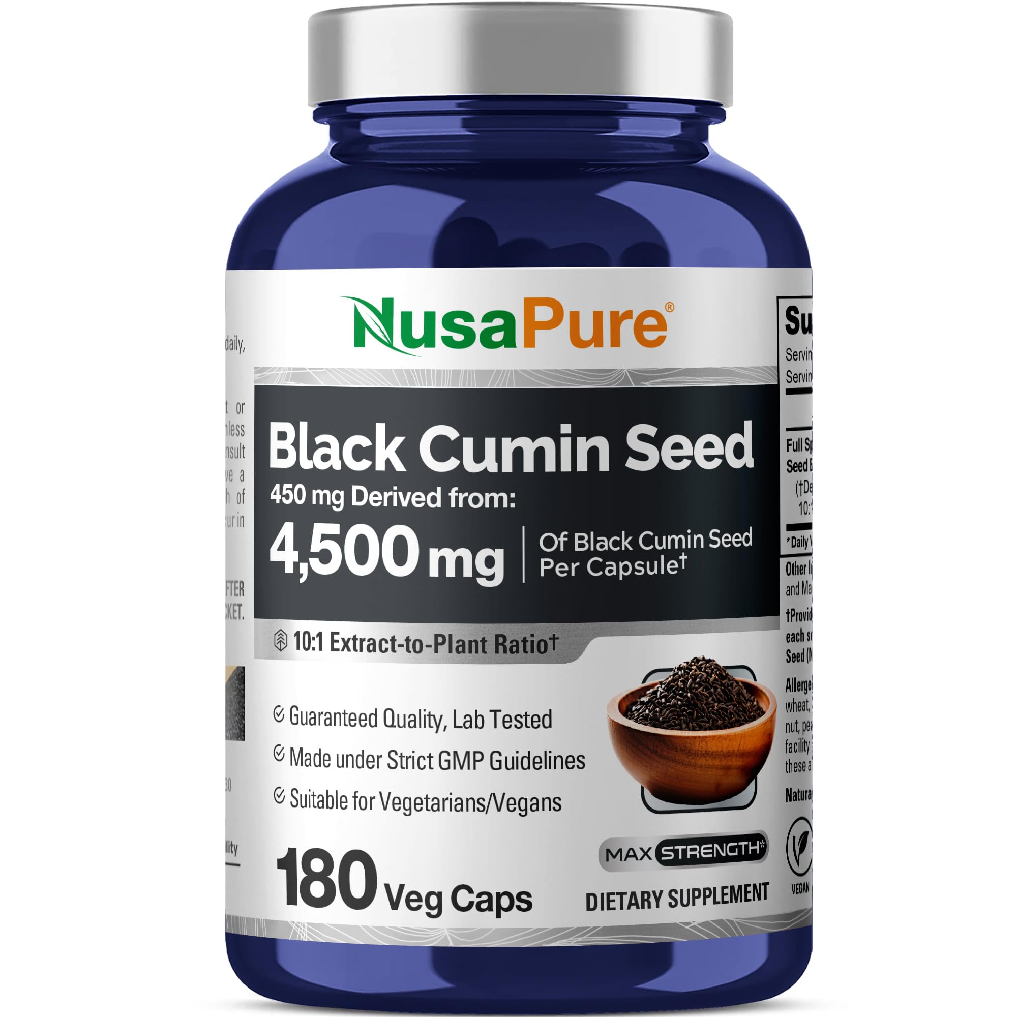 NusaPure black cumin extract, 450 mg