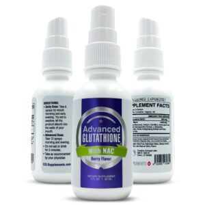 Frasco de spray liposomal de glutatión