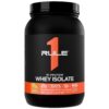 Version 1.0.0 Rule 1 R1 Whey Isolate 2 lb orange label front