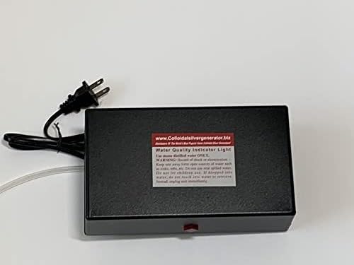 Version 1.0.0 Vista lateral del generador de plata coloidal