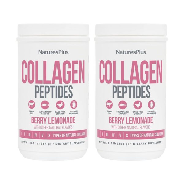NaturesPlus Collagen Peptides Berry Lemonade envase frontal