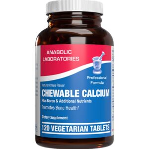 Version 1.0.0 Frente del envase de calcio masticable Anabolic Laboratories