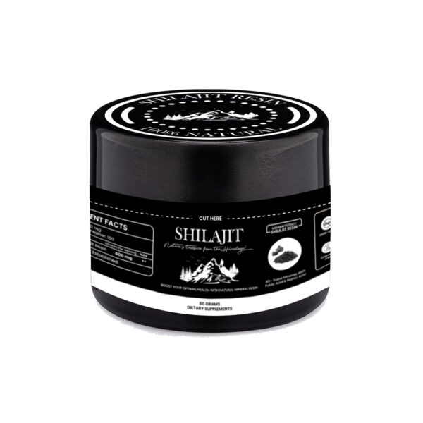 Frente de la resina Shilajit Himalaya