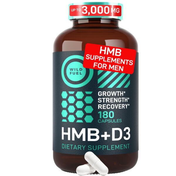 Etiqueta del producto HMB con vitamina D3