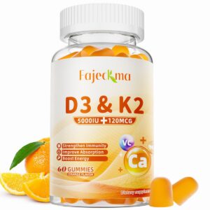 Frasco de gomitas D3 y K2 Fajeckma