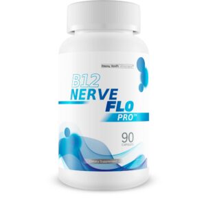 Frente de B12 Nerve Flo Pro en frasco