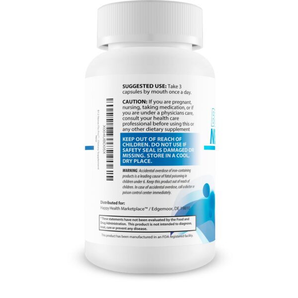 Frasco de cápsulas B12 Nerve Flo Pro