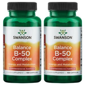 B-50 Swanson suplemento para energía y metabolismo.