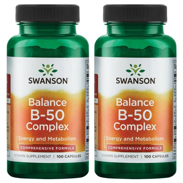 B-50 Swanson suplemento para energía y metabolismo.