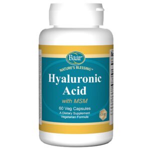 Capsulas Baar con acido hialuronico y MSM