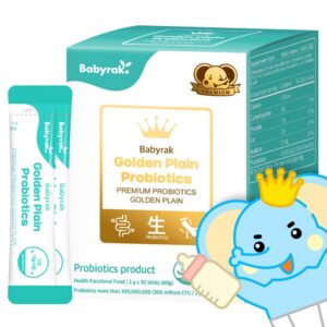 Babyrak probióticos dorados 30 sobres para salud digestiva