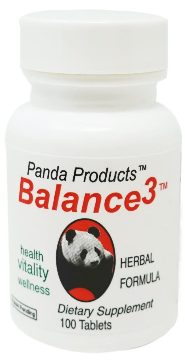 Balance 3 Panda Products suplemento salud vitalidad 100 tabletas