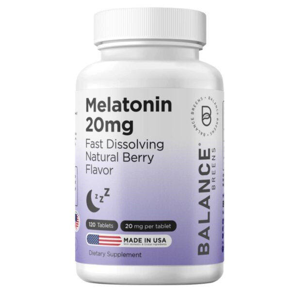 Balancebreens melatonina 20mg rápida disolución botella 120 tabletas