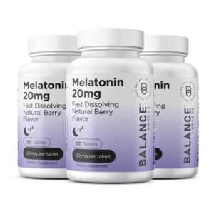 Balancebreens melatonina tabletas 20mg para dormir natural