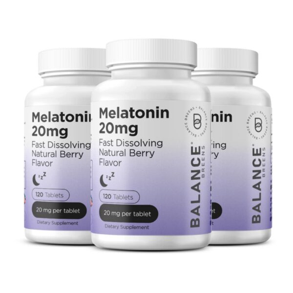 Balancebreens melatonina tabletas 20mg para dormir natural