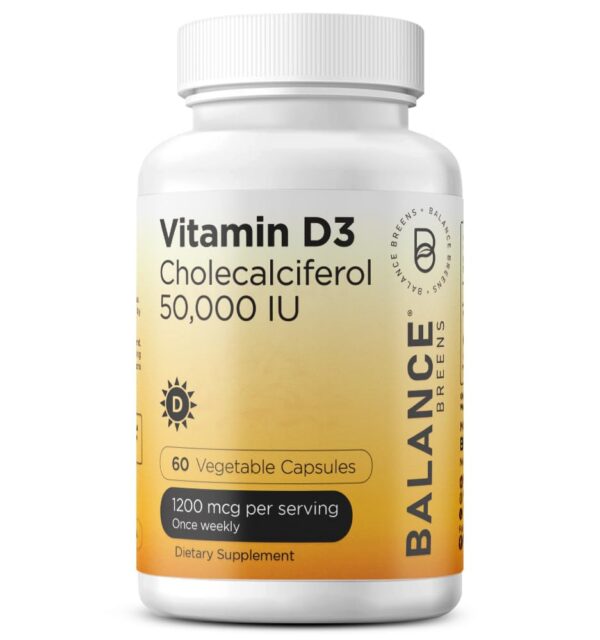 Frasco y etiqueta del producto Balancebreens