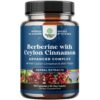 Balancing Berberine Plus cápsulas antioxidantes con canela y cardo mariano