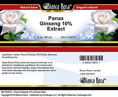 frascos pomada ginseng panax 2 pack bianca rosa