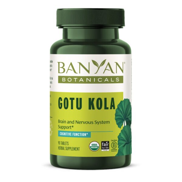 Version 1.0.0 Banyan Botanicals Gotu Kola orgánico 90 tabletas adaptógeno