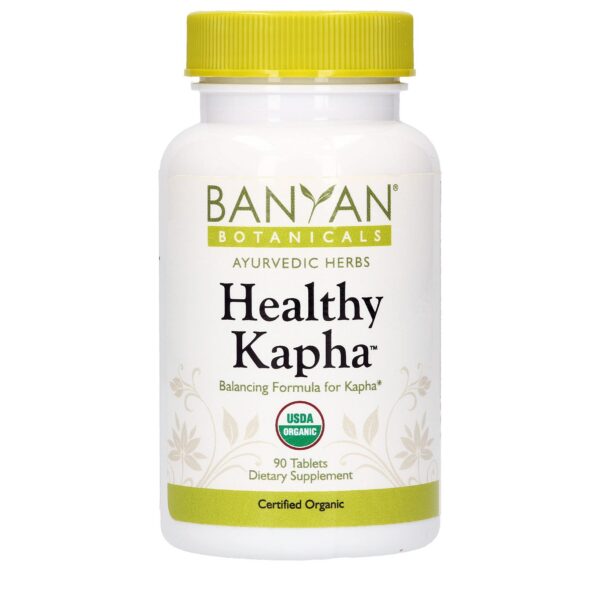 Healthy Kapha tabletas herbales orgánicas Banyan Botanicals