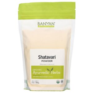 Banyan Botanicals polvo orgánico shatavari salud hormonal