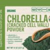 Version 1.0.0 Polvo de chlorella 100% crudo con fondo blanco BareOrganics