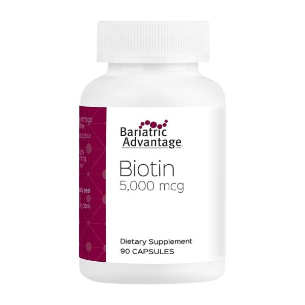 Bariatric Advantage Biotina 5,000 mcg cápsulas
