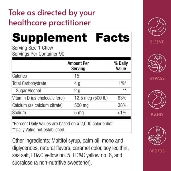 Version 1.0.0 Detalle de gomitas calcio citrato