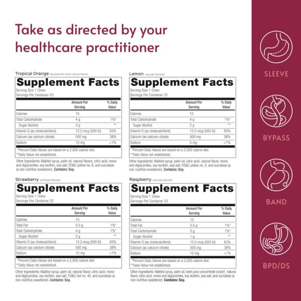 Version 1.0.0 Masticables sin azúcar envueltos individualmente