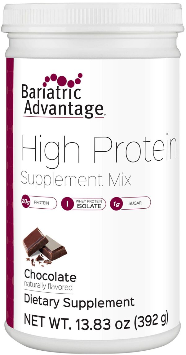 Version 1.0.0 Etiqueta frontal de Bariatric Advantage High Protein Mix chocolate
