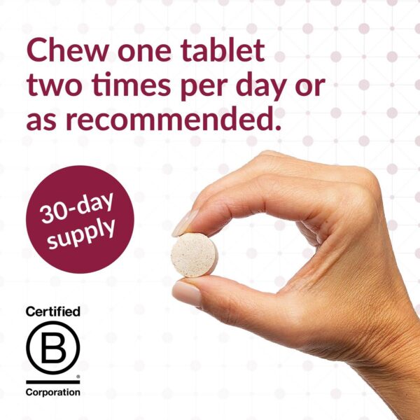 Tabla de vitaminas B y hierro en gomitas